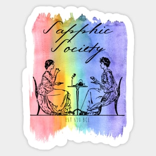 Sapphic Society Sticker